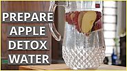 How to make apple water