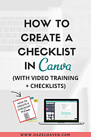 How to Create a Checklist in Canva (with Video Training + Checklists)