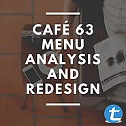 Café 63 Menu Analysis And Redesign