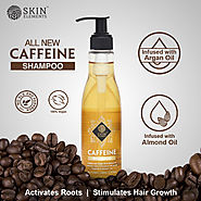 Control Your Hair Fall with Skin Elements Caffeine Shampoo infused with Argan & Almond Oil.
