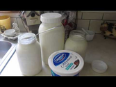 Raw goat's milk yogurt results!