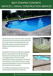 Best stamped concrete services denali construction services