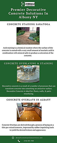 Premier Decorative Concrete Solutions In Albany NY