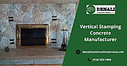 Vertical Stamping Concrete Manufacturer – Denali Construction