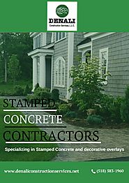 Stamped Concrete Contractors – Denali Construction