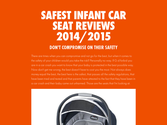 Safest Infant Car Seat Reviews 2014/2015