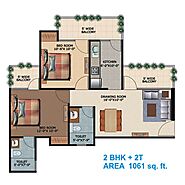 Apex Splendour Floor Plan | 2/3 BHK Luxury Floorplans