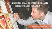 12 Best websites that offer Free Printable Coloring Pages for Adults - Money Making Way