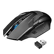 TeckNet Ultimate Professional Optical Computer Wireless Gaming Mouse with USB Nano Receiver,Premium 4000DPI Sensor,8 ...