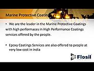 Marine Protective Coatings & Epoxy Coatings Services IN India