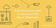 The First Day of Google Classroom: FREE Resources from Google #FirstDayofClassroom