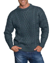 Wool Overs Mens Aran Sweater