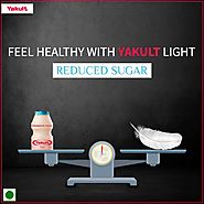 Yakult, India - Yakult light contains 6.5 billion LcS with...