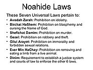 Website at http://www.chabadofuk.com/7-noahide-laws/