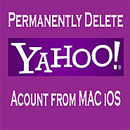 How to delete yahoo mail account from MAC iOS permanently?