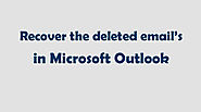 How to recover deleted mails in Microsoft Outlook