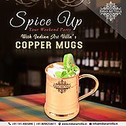 Spice Up Your Weekend Party with IndianArtVilla's Copper Mugs