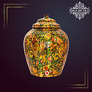 Designer Pure Copper Pot Sets Online | IndianArtVilla