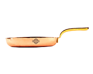 Flat Ware| Buy Copper Frying Pan Online | IndianArtVilla