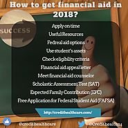 Ways College Students get financial aid in 2018 | Credit Healthcare