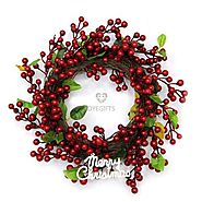 Buy Christmas Wreath Online Same Day & Midnight Delivery Across India @ Best Price - OyeGifts