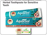 Acquacool herbal Toothpaste, best herbal toothpaste for sensitive teeth
