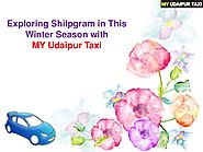 Exploring shilpgram in this winter season with my udaipur taxi
