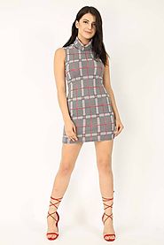 Tartan Bodycon Dress at Missi London — Perfect Addition to Fashionista’s Wardrobes to Flaunt Style with Perfection