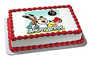 Order/Send Angry Bird Photo Cake Online - YuvaFlowers.com