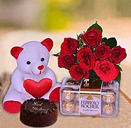 Buy/Send A Cute Gift Combo Online - YuvaFlowers.com