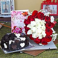Buy/Send Birthday Cake Delighted Hamper - YuvaFlowers