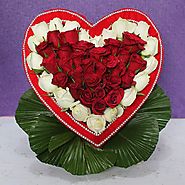 Buy/Send A Beautiful Heart for U Online - YuvaFlowers.com
