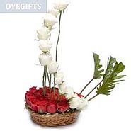 Send Desireful Basket Online Same Day Delivery - OyeGifts.com