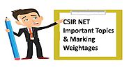 CSIR NET Life Sciences: Important topics & Their Marking Weightages | s41093
