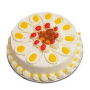 Order/Send Eggless Butterscotch Cake Online - YuvaFlowers.com