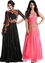 Ready Made Stylish Gowns By Jashan (Pick Any 1) - HomeShop18.com