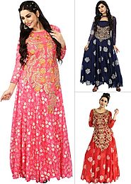 Grand Collection of Ready-Made Gowns By Khwaaish (Pick Any 1) - HomeShop18.com