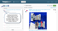 Keepstream: A tool for curating internet content