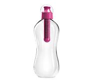 Bobble Magenta Clear Cap 550ml Water Bottle - Water Bobble