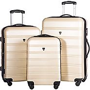 Merax Travelhouse 3 Piece Luggage Set