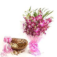 Send flowers with dry fruits online