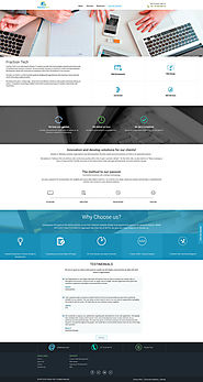 Custom and unique website design and develop by FractionTech on DeviantArt