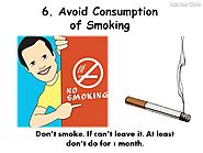 Avoid Consumption of Smoking