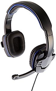 AmazonBasics Gaming Headset with Mic for Xbox One, PS4 and PC - Blue