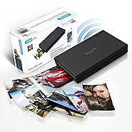 SereneLife Portable Instant Mobile Photo Printer - Wireless Color Picture Printing from Apple iPhone, iPad or Android...
