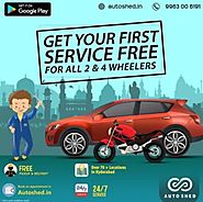 Book your 1st Free Car and Bike Online Repair services in Hyderabad- Autoshed