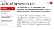 La réalité du Negative SEO