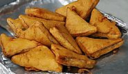 indian cuisine food tasty snack Bread pakoras FOIC0002.jpg Stock Photos, Images & Pictures FOIC0002
