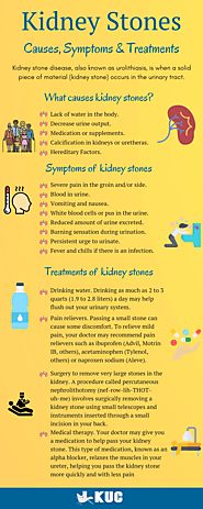 Kidney Stones: Causes, Symptoms & Treatments | KUC