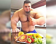 Iranion Hulk Sajad Gharibi Who Does Not Have Neck With Hulk Like Body